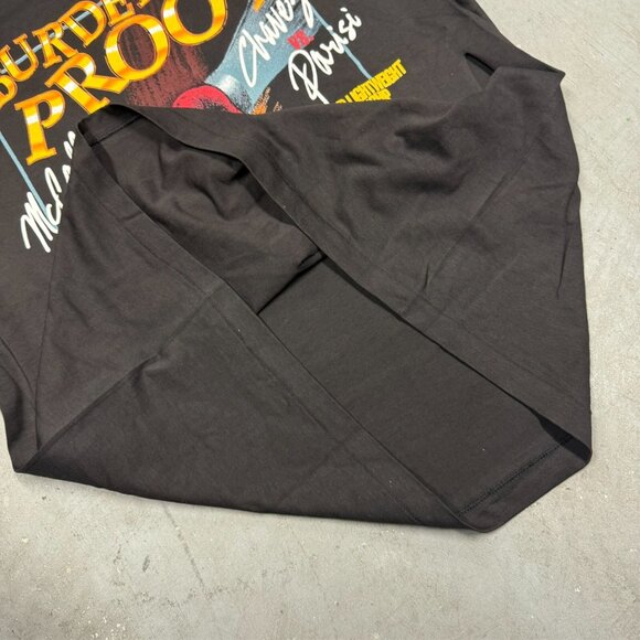 Vintage 90s Burden of Proof Boxing Promo Tee Single Stitch THRASHED USA Large - Picture 10 of 12